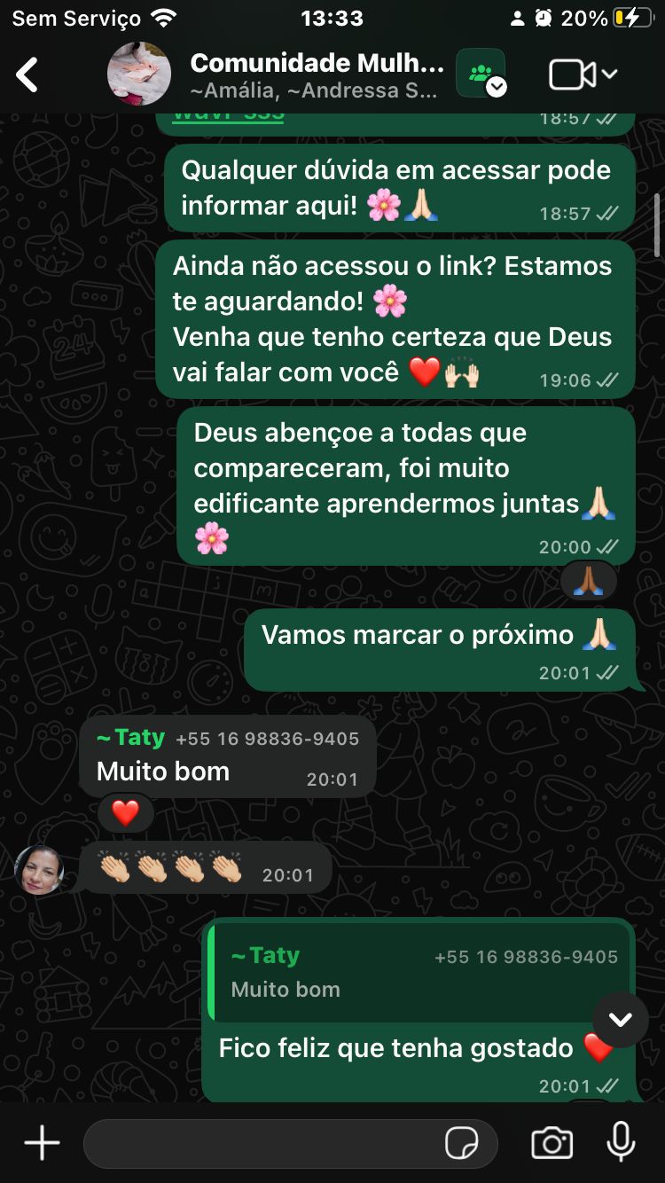 Print da comunidade